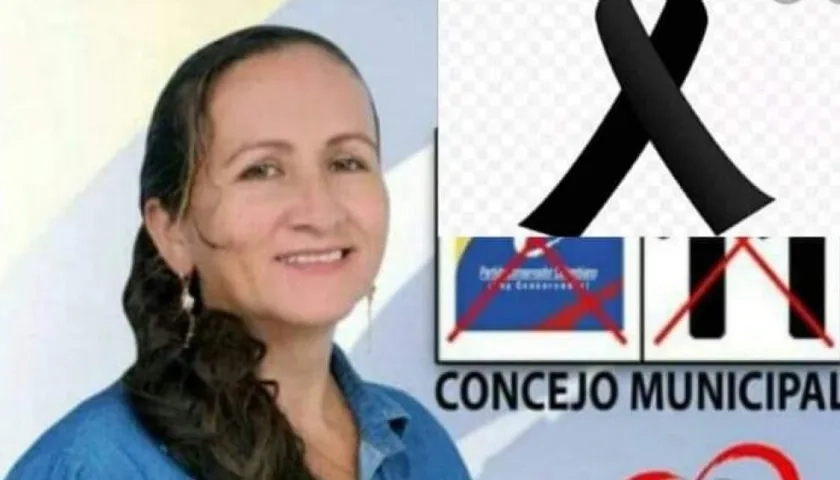 Eneriet Penna, concejal asesinada.