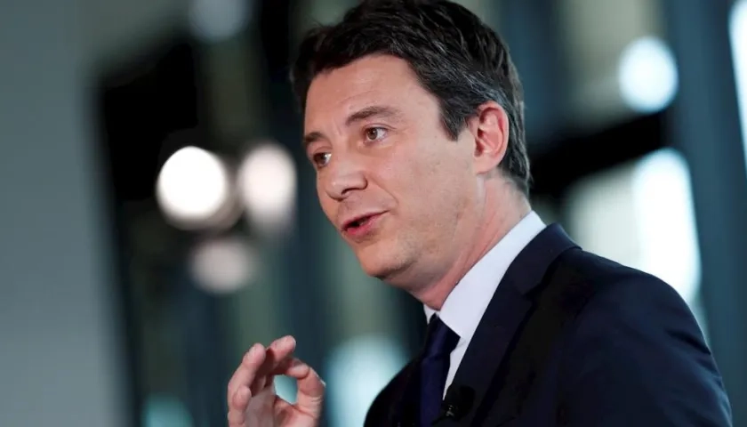 Benjamin Griveaux, excandidato a la alcaldía de París por el partido del presidente francés, Emmanuel Macron.