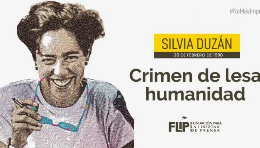 Silvia Duzán, periodista asesinada hace 30 años.