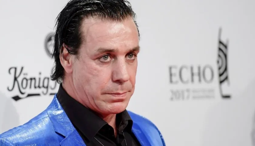 Till Lindemann, cantante de la banda alemana Rammstein.
