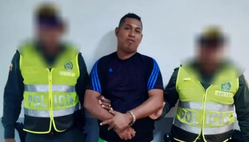Luis Fernando Domínguez Pérez, apodado ‘Pancho’, capturado por la Policía.