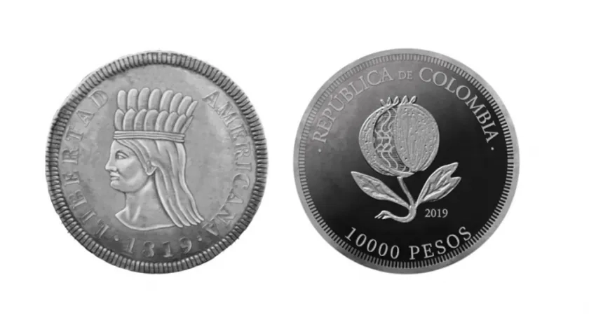 Moneda de $10.000 que podrá adquirirse desde hoy en el Banco de la República.