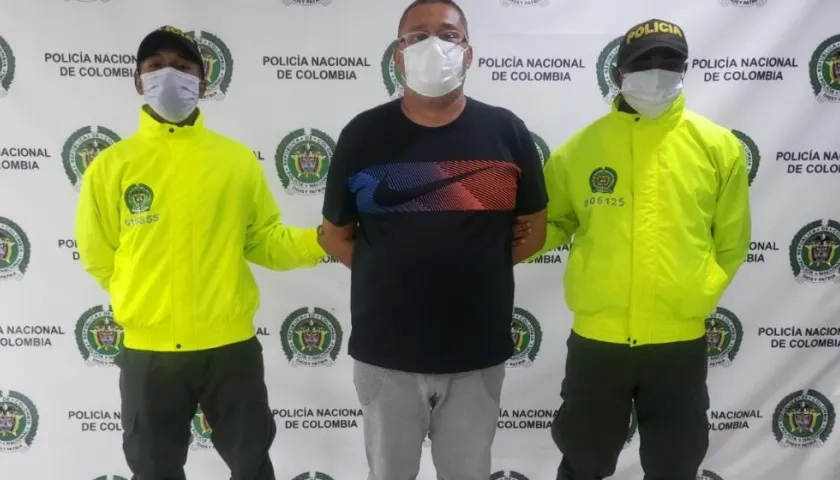 Alexánder Serna Giraldo, alias "El loco", considerado el principal eslabón del narcotráfico en el Valle del Cauca.