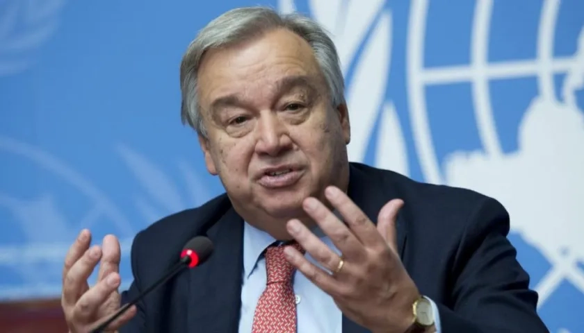 Antonio Guterres, secretario general de la ONU.