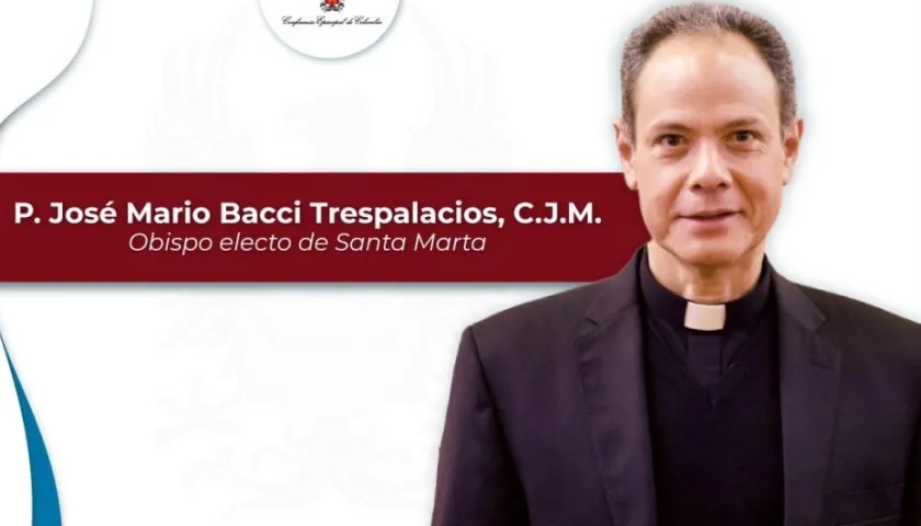 El sacerdote José Mario Bacci fue nombrado Obispo de Santa Marta.