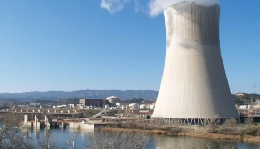 Central nuclear de Ascó (Tarragona), en el norte de España.