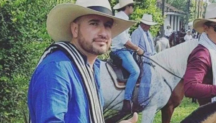 Fabio Nelson Herrera, murió en la cabalgata.