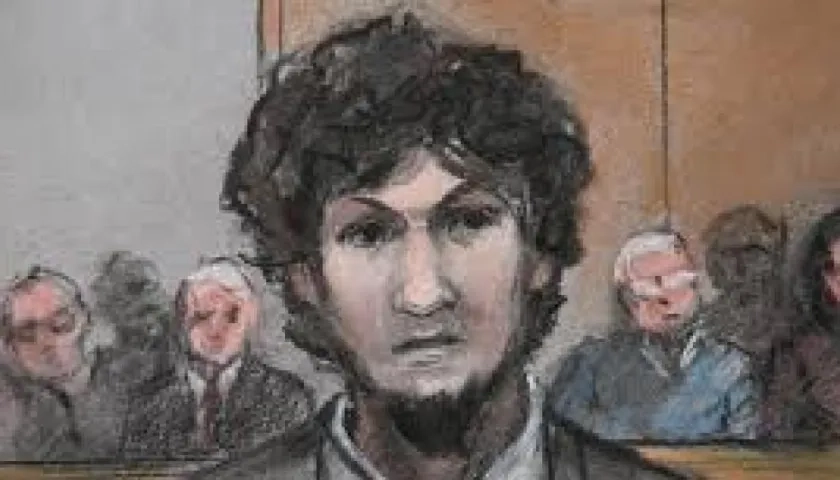 Dzhokhar Tsarnaev, uno de los autores del atentado de la maratón de Boston de 2013.