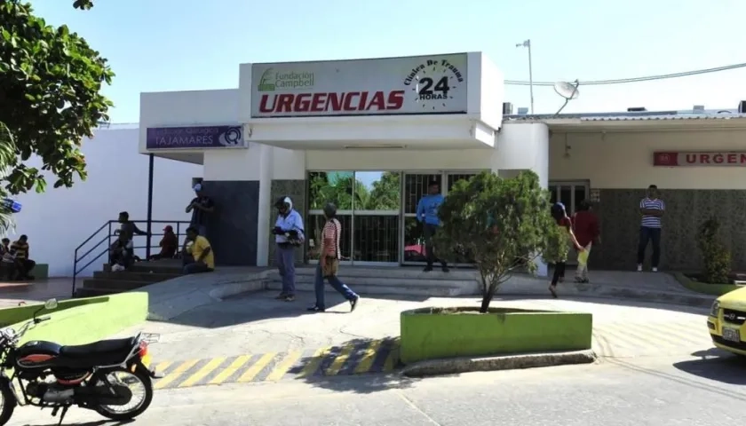 Anderson Rivera De León se encuentra internado en la Clínica Campbell de Barranquilla. 