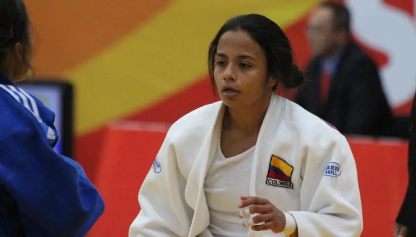 Luz Adíela Álvarez, judoca colombiana. 