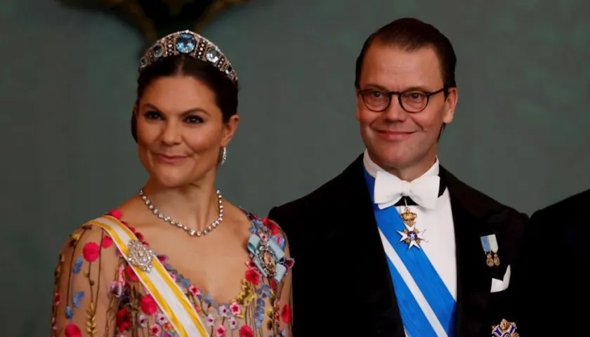 La princesa Victoria y su marido Daniel de Suecia.