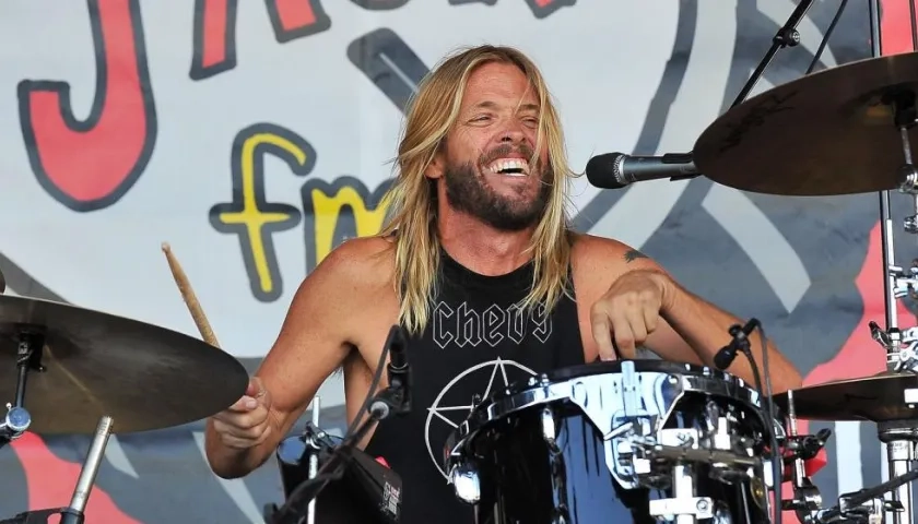 El baterista Taylor Hawkins, de Foo Fighters.