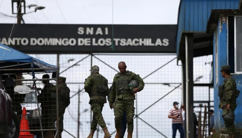 Amotinamiento en la cárcel de Santo Domingo de los Tsáchilas, en Ecuador.
