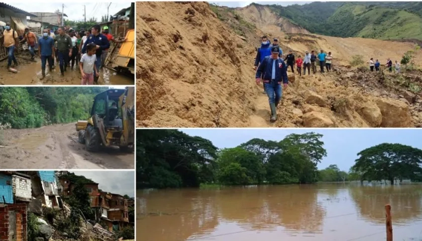 Las lluvias han dejado en el país 9 personas desaparecidas.
