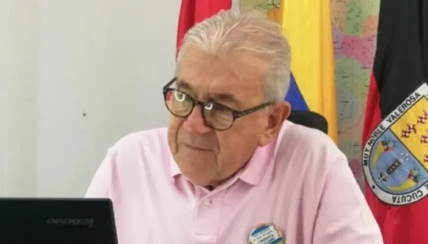 El Alcalde de Cúcuta, Jairo Yáñez.