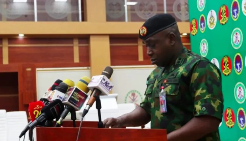 Mayor general Musa Danmadami, de Fuerzas Armadas de Nigeria