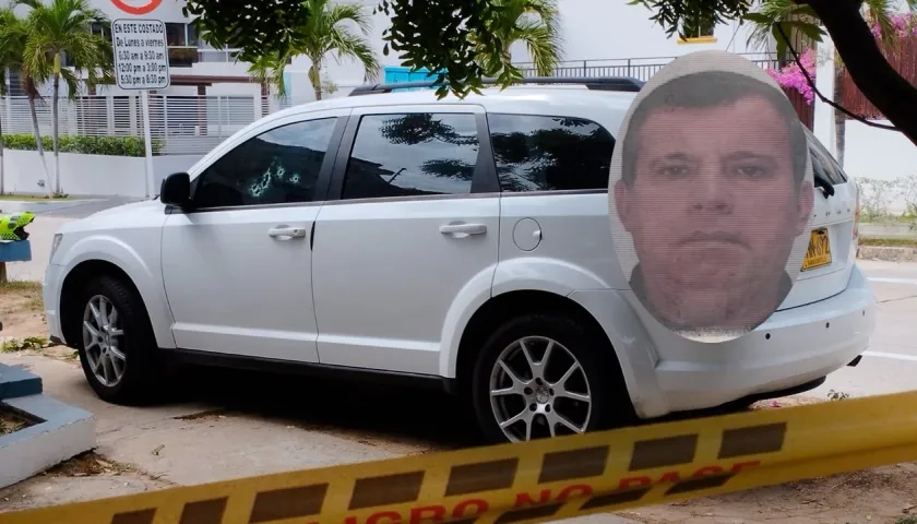 Juan Carlos Gasca, asesinado este martes en el barrio Altos de Riomar, norte de Barranquilla