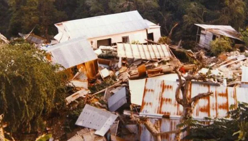 Tragedia de Mameyes en Puerto Rico.