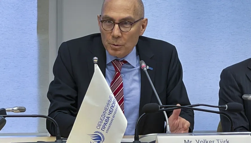 El alto comisionado de la ONU para los derechos humanos, Volker Türk.