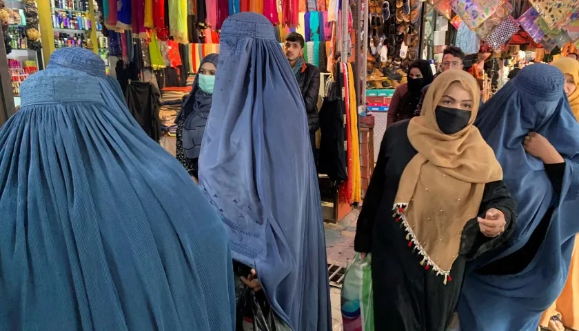 Mujeres en Kabul. 