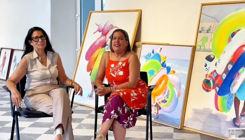 Rosario Heins y Diana Acosta, en el podcast 'Efecto mariposa'.