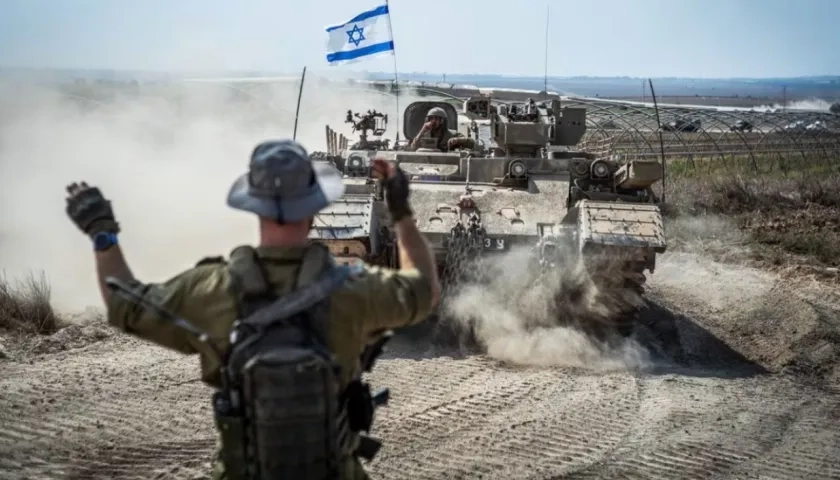 Tropas del Ejército israelí. 