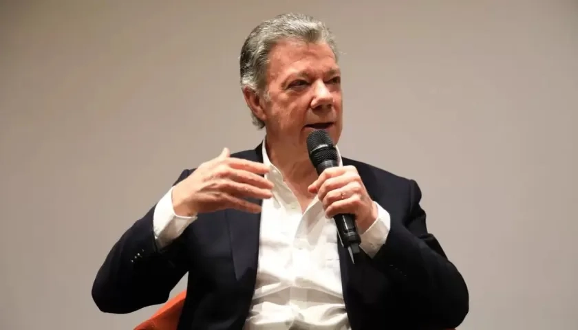Juan Manuel Santos, expresidente. 