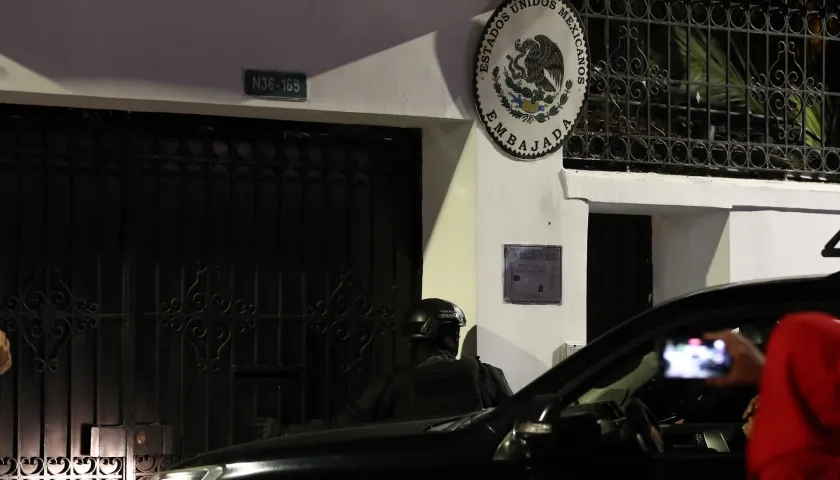 Sede de la Embajada de México en Ecuador. 