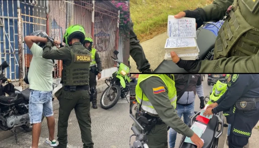Operativos contra los llamados cobradiarios en Barranquilla. 