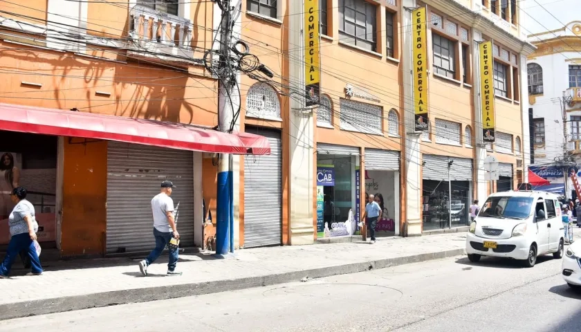 Zona recuperada del centro de Barranquilla. 