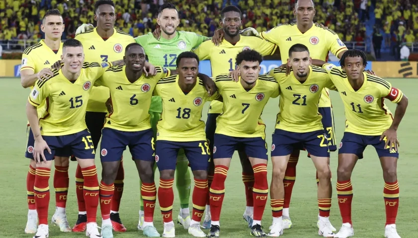 Selección Colombia que disputará la Copa América de Estados Unidos. 