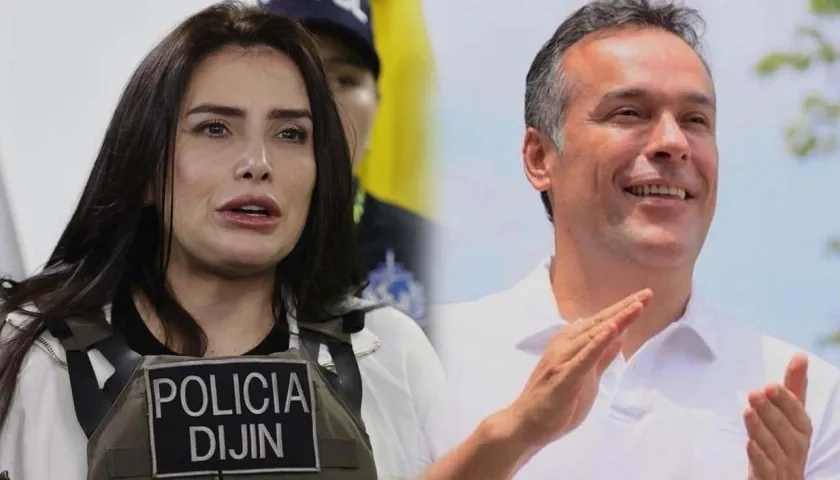Aida Merlano Rebolledo y Mauricio Salazar, actual alcalde de Pereira