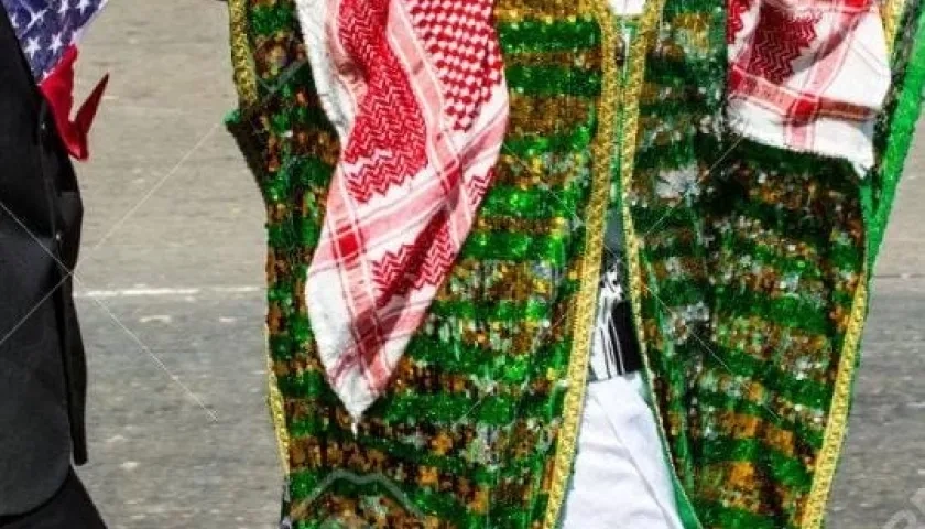 Jack Martínez Abdala personificó a ‘Osama Bin Laden’.
