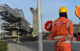 Obras del Puente Pumarejo.