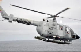 La Armada dispuso también de un avión patrullero marítimo para que busque la lancha.