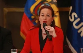 La ministra ecuatoriana de Relaciones Exteriores y Movilidad Humana, María Fernanda Espinosa.