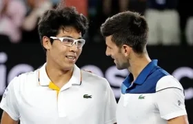 Djokovic reconoció la superioridad de Chung.