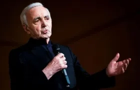 El cantante francés Charles Aznavour.
