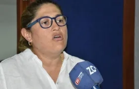 La secretaria de Salud, Alma Solano Sánchez.