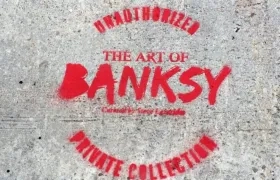 Obra del artista callejero británico Banksy.