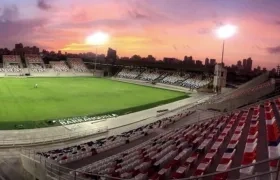Estadio Romelio Martínez, sede del Compromiso por la paz. 