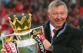 Sir Alex Ferguson, entrenador escocés. 