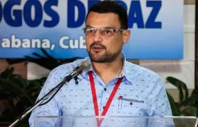 Sergio Marín, integrante de la Dirección de FARC Bogotá.