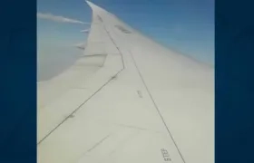 Este avión Avianca, que cubría la ruta Madrid-Bogotá, aterrizó de emergencia.
