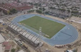 Estadio de Atletismo Rafael Cotes. 