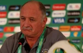 El técnico Luiz Felipe Scolari.