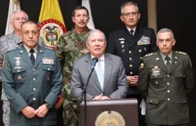 El Ministro de Defensa, Guillermo Botero