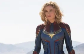 La actriz Brie Larson es 'Capitana Marvel'.