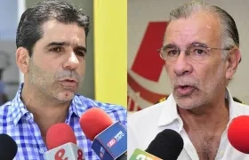  El Alcalde de Barranquilla Alejandro Char y el Gobernador del Atlántico Eduardo Verano De La Rosa