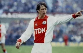 Johan Cruyff, delantero holandés.